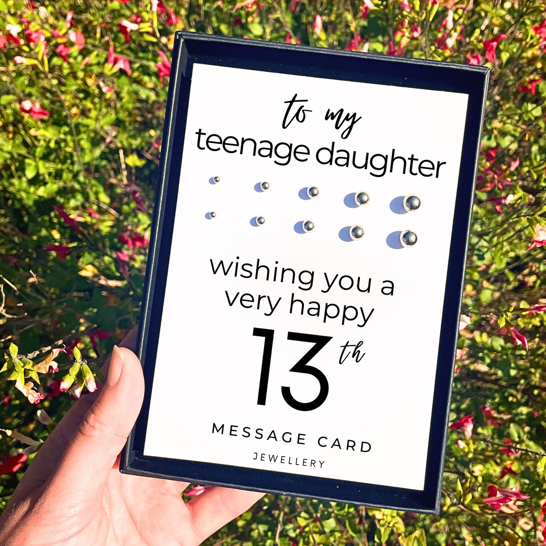 13th birthday gifts for daughter, multiple piercing earring sets