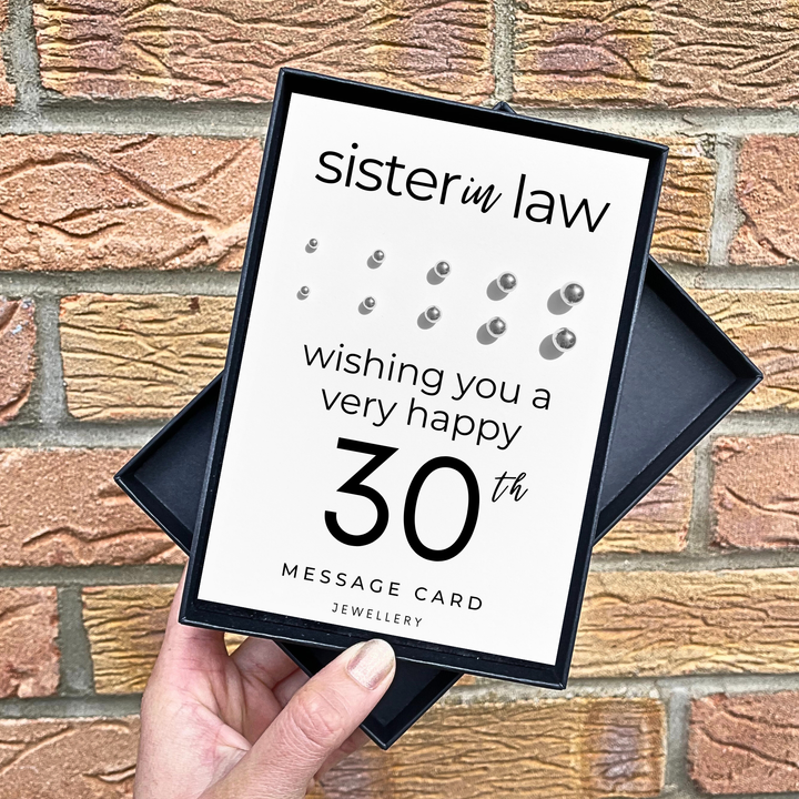 30th birthday present for sister in law, earring set for multiple piercings