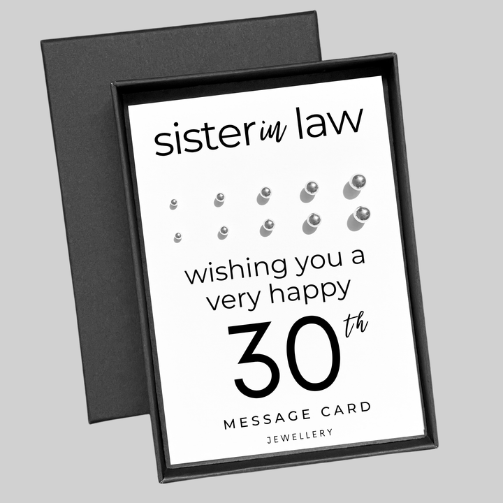 30th birthday present for sister in law, earring set for multiple piercings