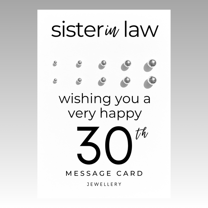 30th birthday present for sister in law, earring set for multiple piercings