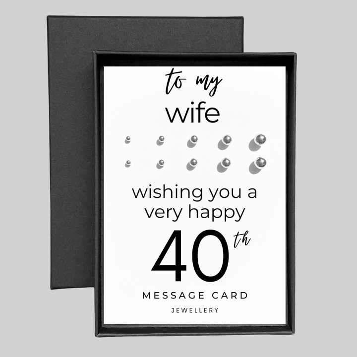 40th birthday gift for wife, earrings studs for women