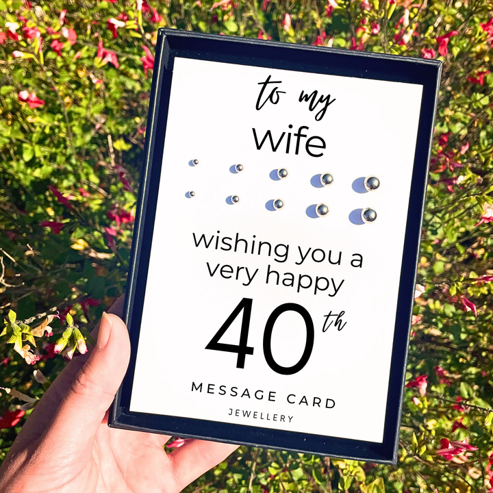 40th birthday gift for wife, earrings studs for women