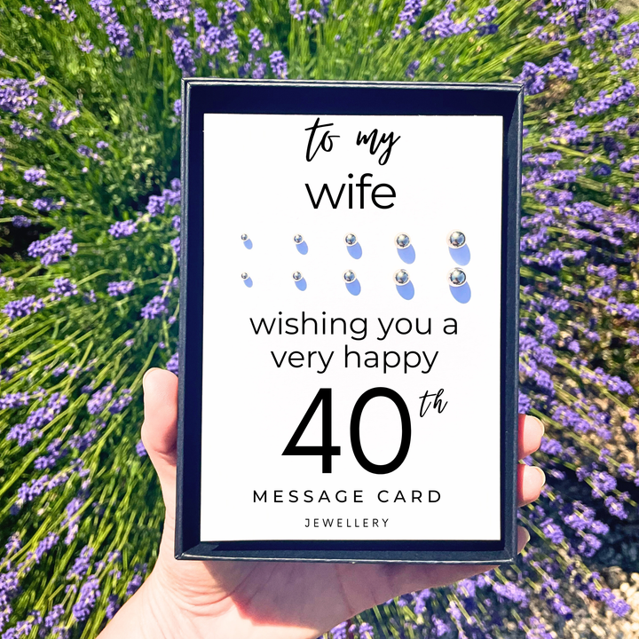 40th birthday gift for wife, earrings studs for women