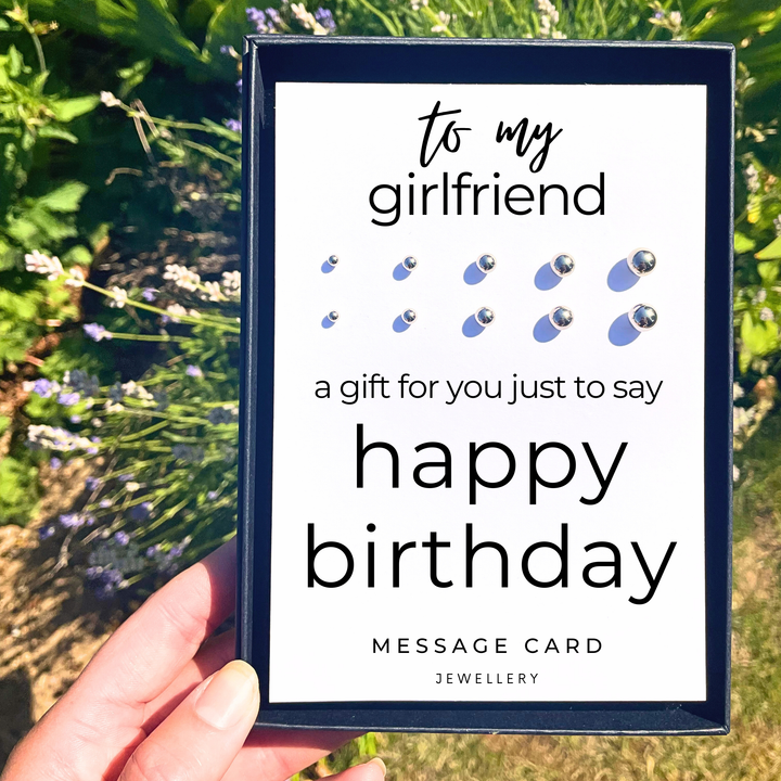 best happy birthday gift for girlfriend, multiple piercing earring sets