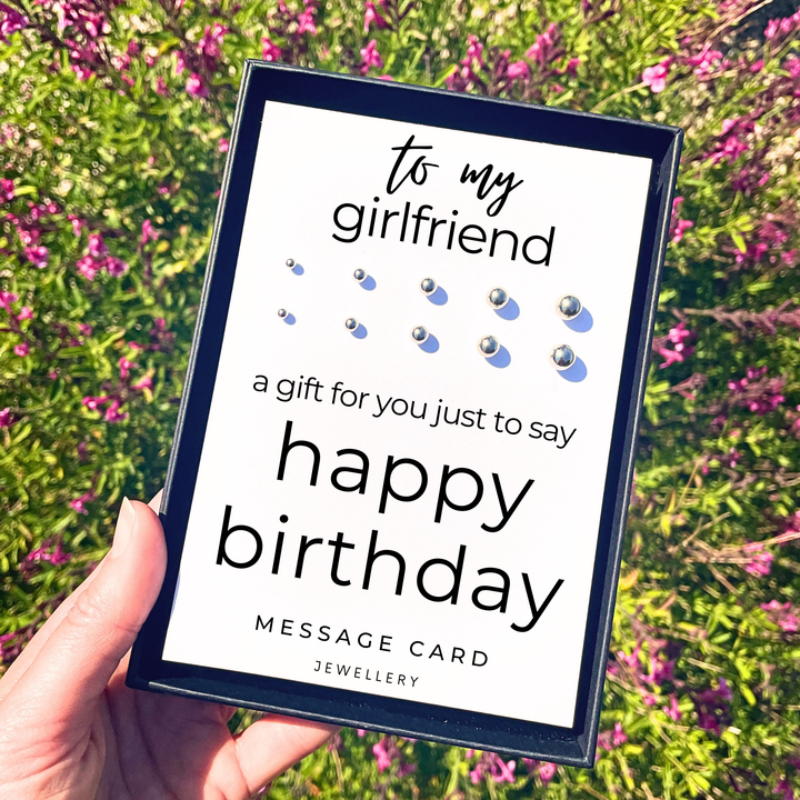 best happy birthday gift for girlfriend, multiple piercing earring sets