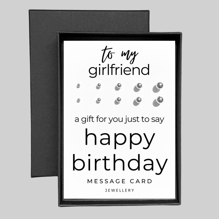 best happy birthday gift for girlfriend, multiple piercing earring sets