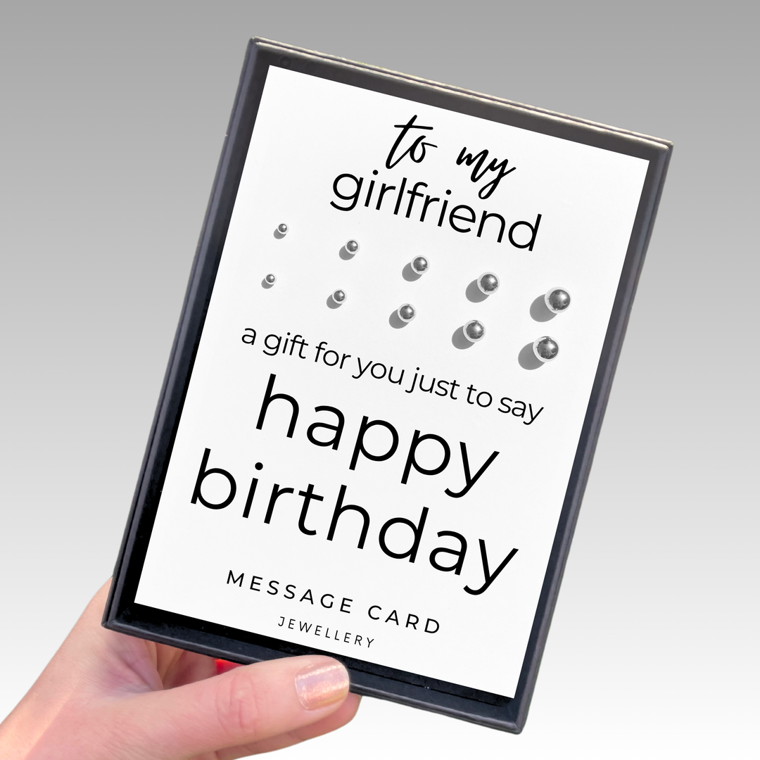 best happy birthday gift for girlfriend, multiple piercing earring sets