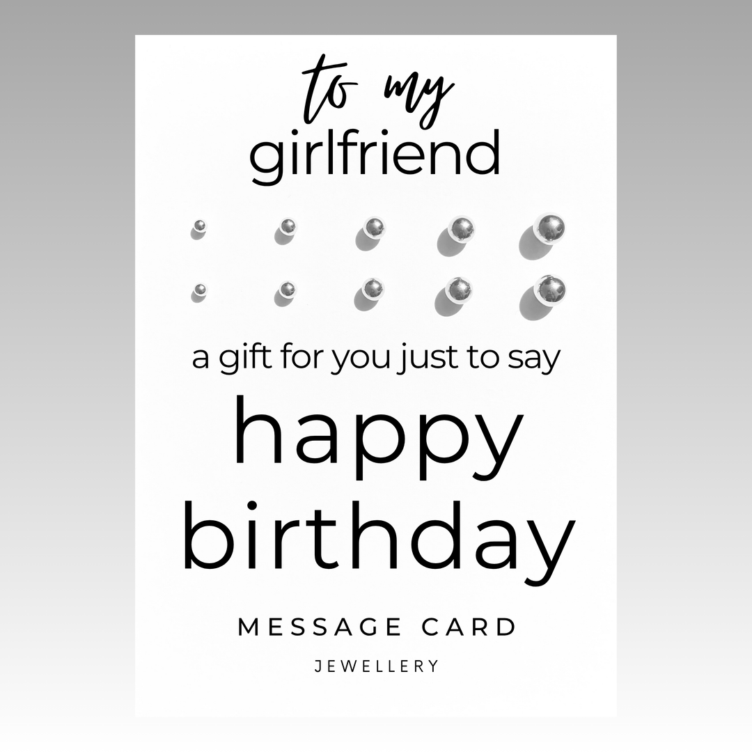 best happy birthday gift for girlfriend, multiple piercing earring sets