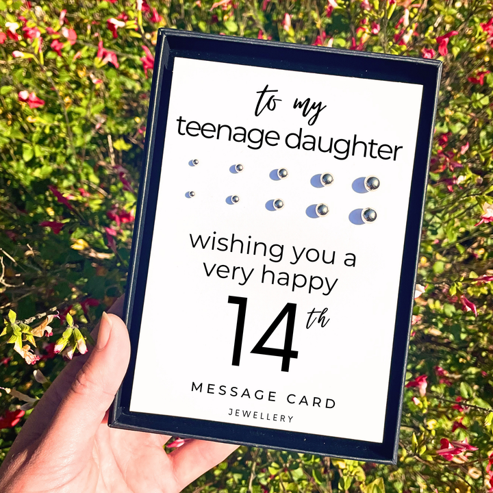 Birthday wishes for 14 year old daughter, earrings studs for girls
