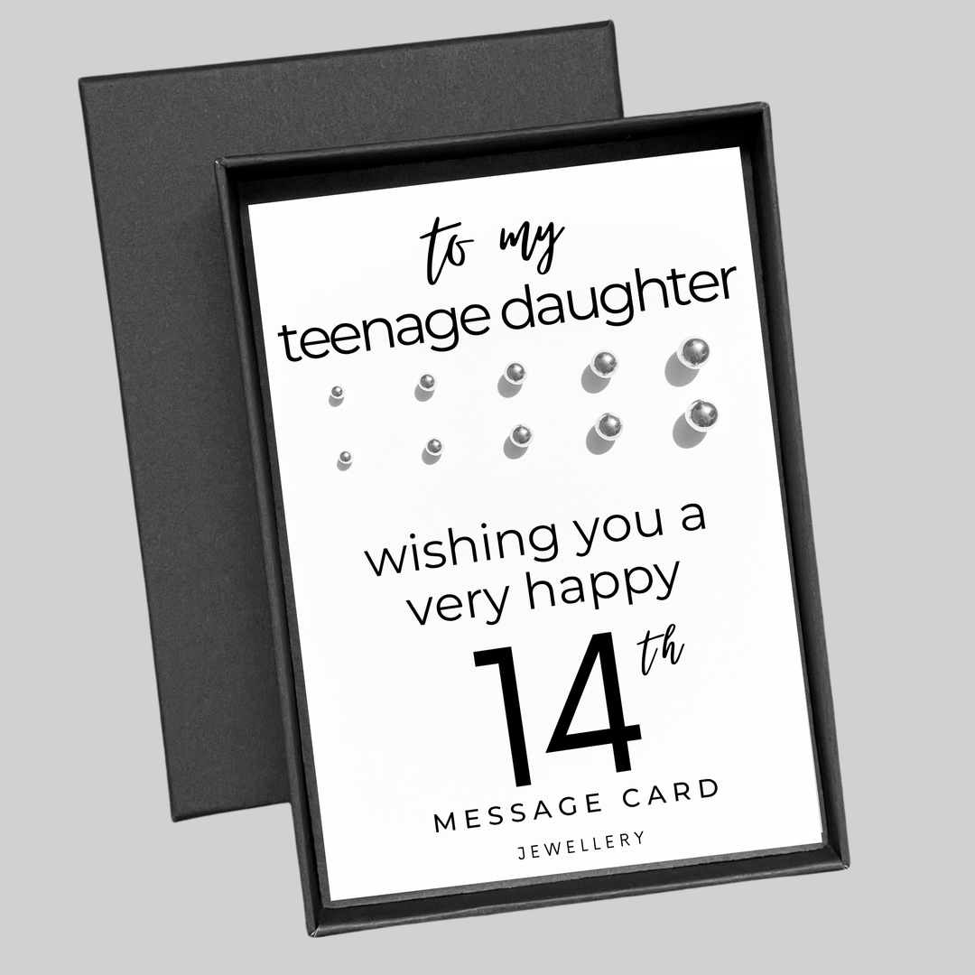 Birthday wishes for 14 year old daughter, earrings studs for girls