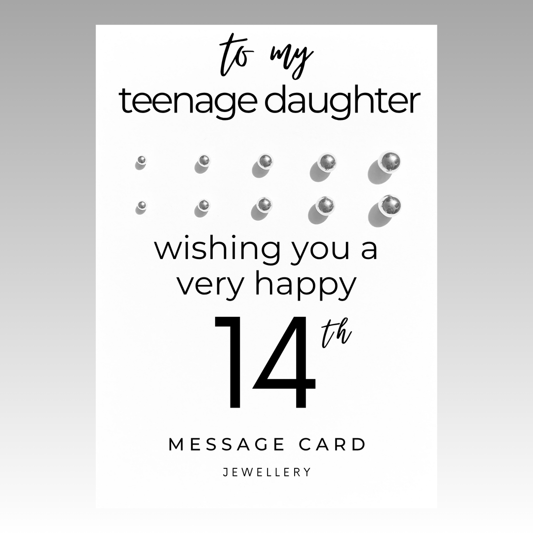 Birthday wishes for 14 year old daughter, earrings studs for girls