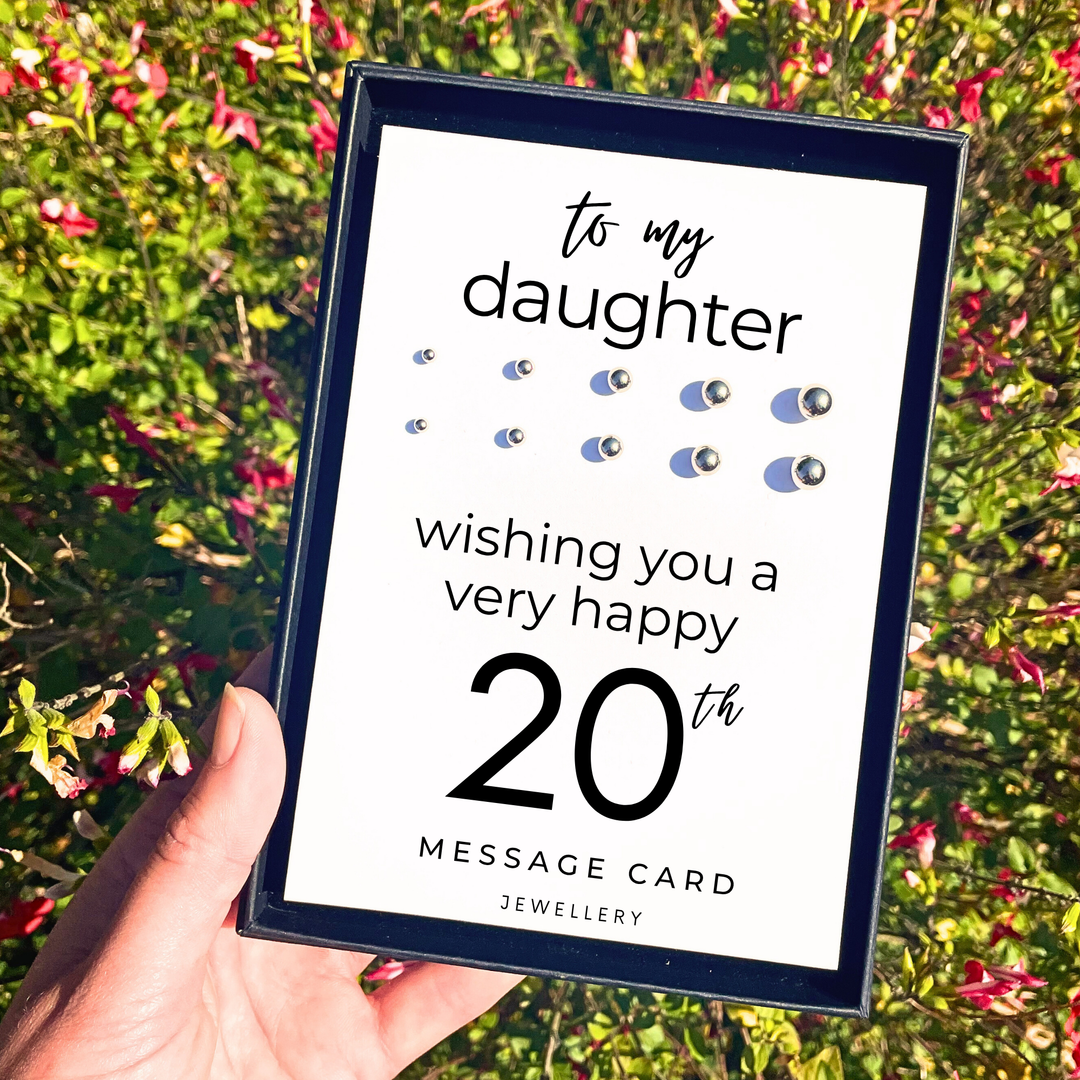 Birthday earrings for 20 year olds,  daughter earrings