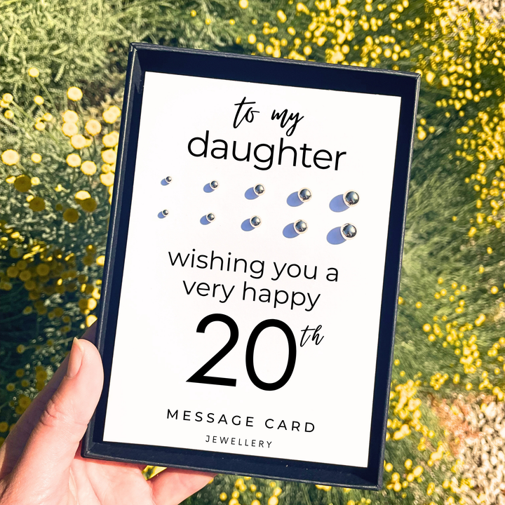 Birthday earrings for 20 year olds,  daughter earrings