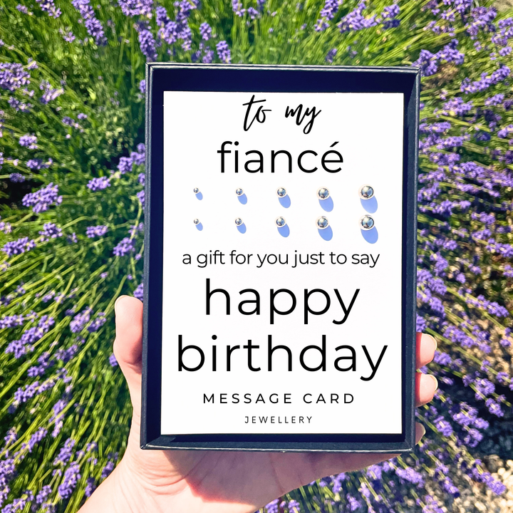 earring set for multiple piercings, fiancé birthday gift for her