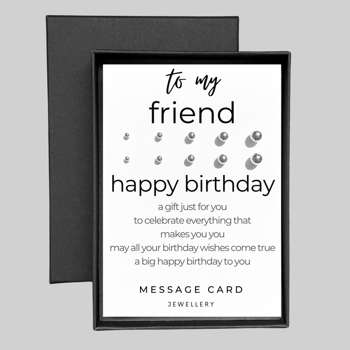 female birthday gift for best friend, earring set for multiple piercings