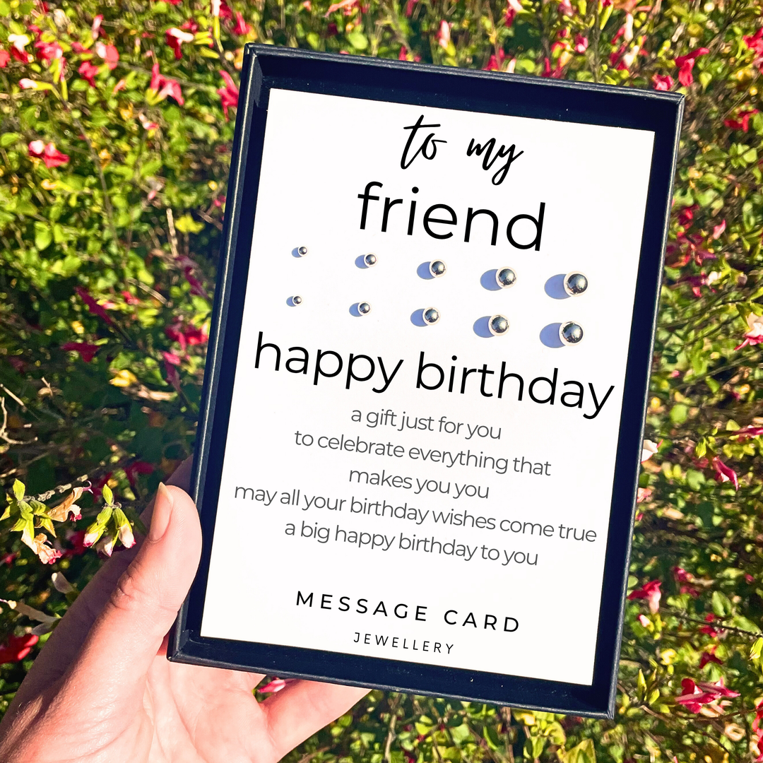 female birthday gift for best friend, earring set for multiple piercings