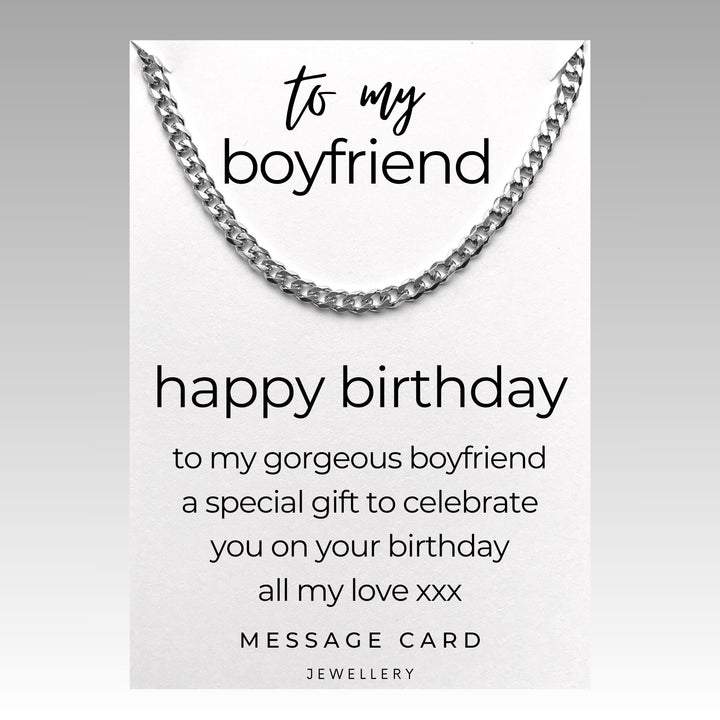 Gorgeous Boyfriend's Birthday - Special Gift | Chunky Stainless Steel Curb Chain