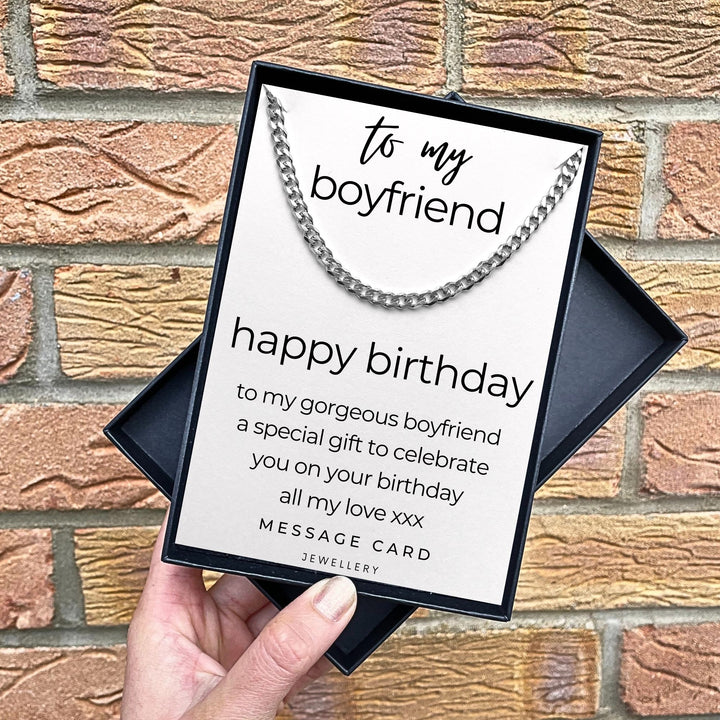 Gorgeous Boyfriend's Birthday - Special Gift | Chunky Stainless Steel Curb Chain