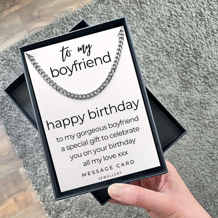 Gorgeous Boyfriend's Birthday - Special Gift | Chunky Stainless Steel Curb Chain