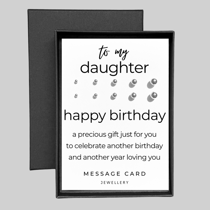 Happy birthday earrings, thoughtful gifts for daughters