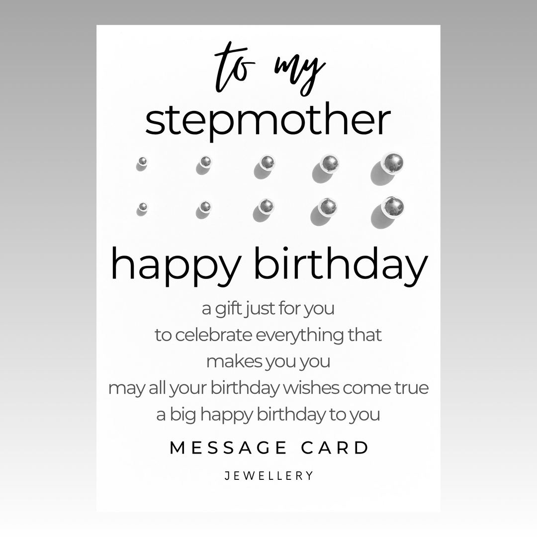 meaningful gifts for stepmum, earring sets for multiple piercings silver stainless steel