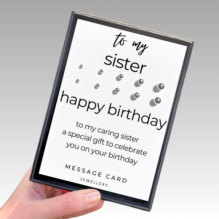 Meaningful jewellery for sisters, earrings studs for girls