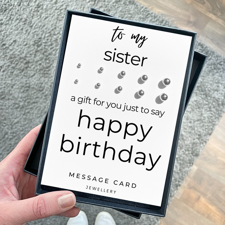 Multiple piercing earring sets, best sister birthday gift