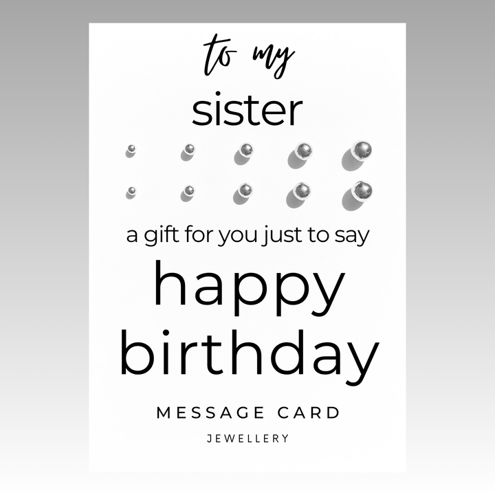 Multiple piercing earring sets, best sister birthday gift