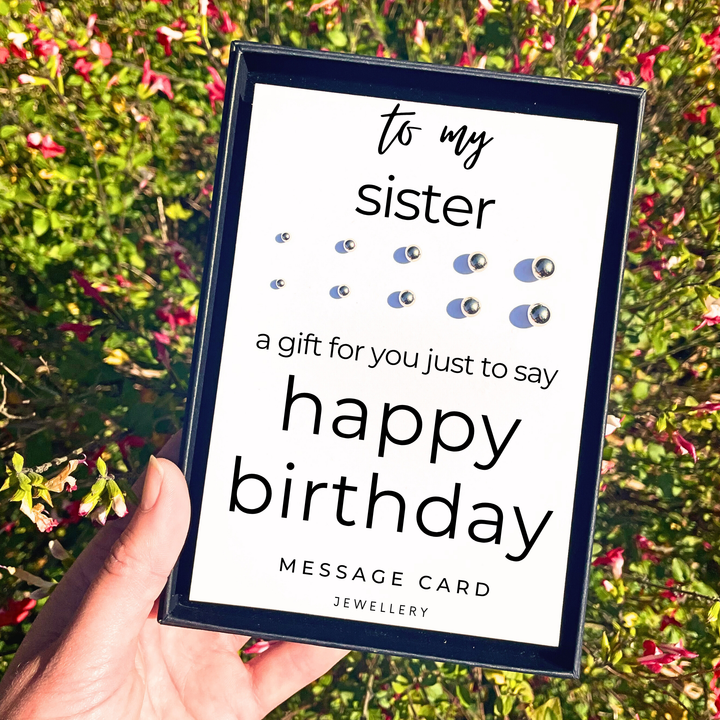 Multiple piercing earring sets, best sister birthday gift