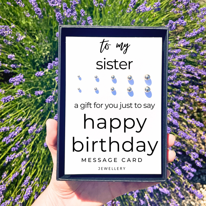 Multiple piercing earring sets, best sister birthday gift