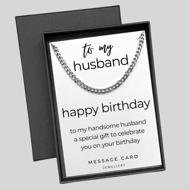 Surprise Your Handsome Husband with a Chunky Stainless Steel Curb Chain