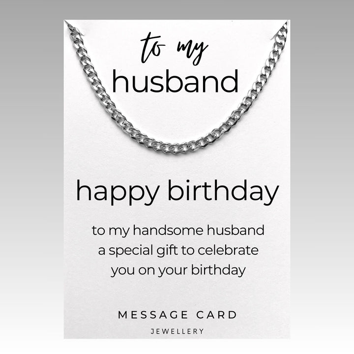 Surprise Your Handsome Husband with a Chunky Stainless Steel Curb Chain