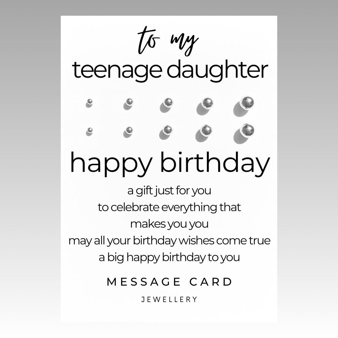 Teenage daughter birthday wishes earring gifts for her