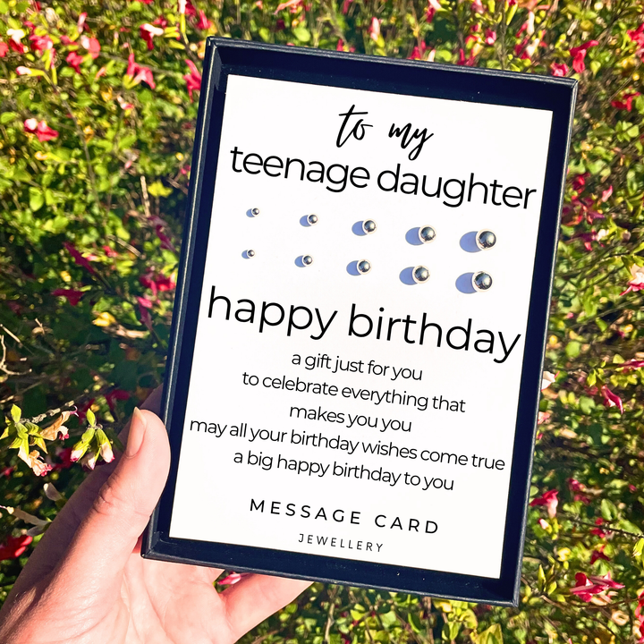 Teenage daughter birthday wishes earring gifts for her