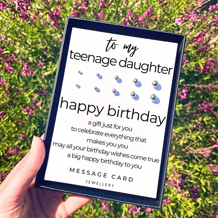 Teenage daughter birthday wishes earring gifts for her