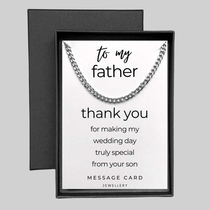 Thank You Gift for Father of the Groom from Son on Wedding Day