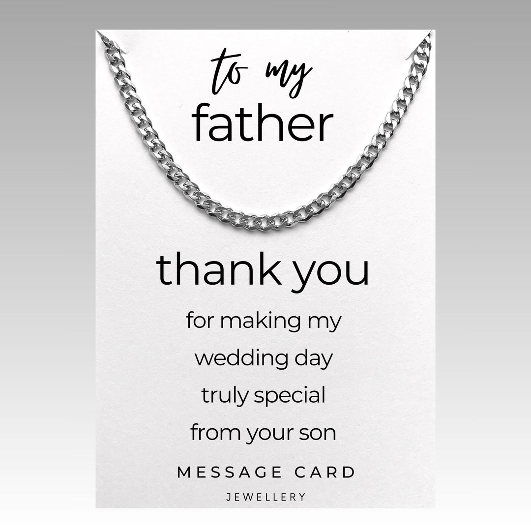 Thank You Gift for Father of the Groom from Son on Wedding Day