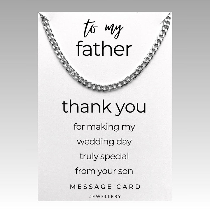 Thank You Gift for Father of the Groom from Son on Wedding Day