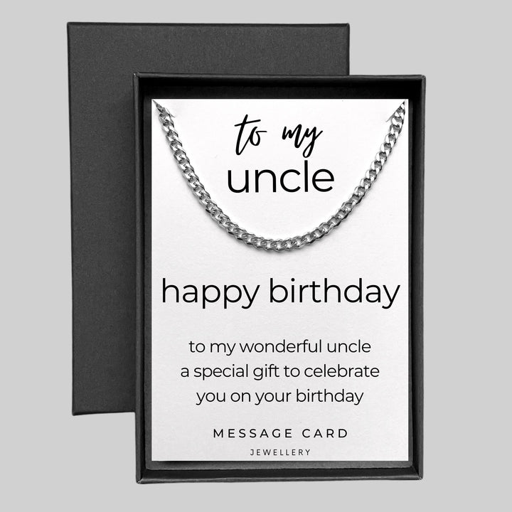 Uncle's Birthday - Special Gift: Chunky Stainless Steel Curb Chain