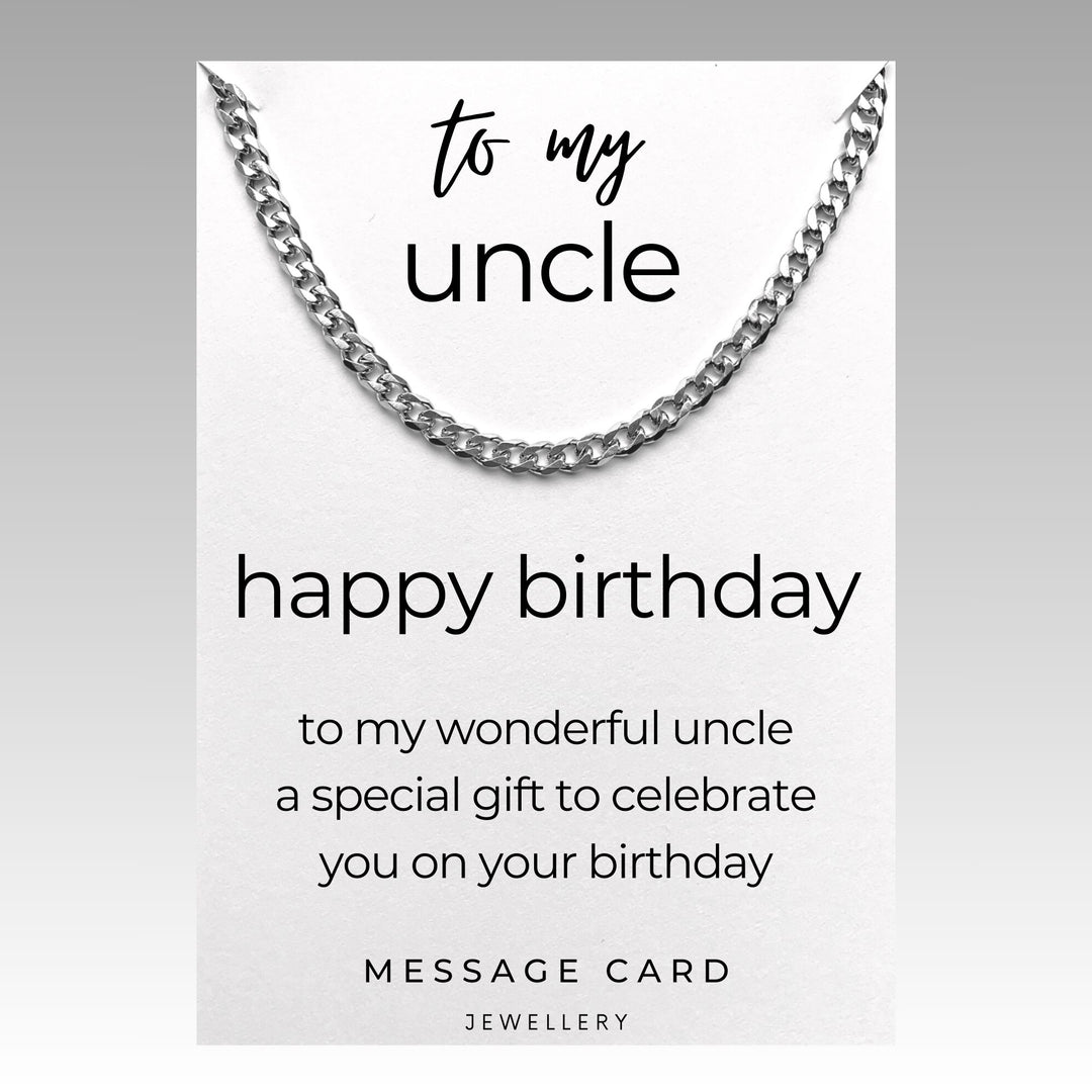 Uncle's Birthday - Special Gift: Chunky Stainless Steel Curb Chain