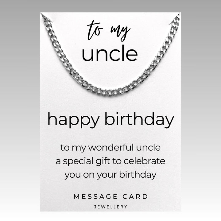 Uncle's Birthday - Special Gift: Chunky Stainless Steel Curb Chain