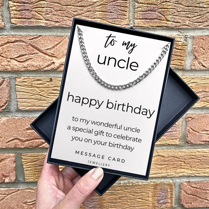 Uncle's Birthday - Special Gift: Chunky Stainless Steel Curb Chain