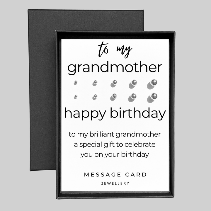 birthday gift for nanny, stainless steel earring set