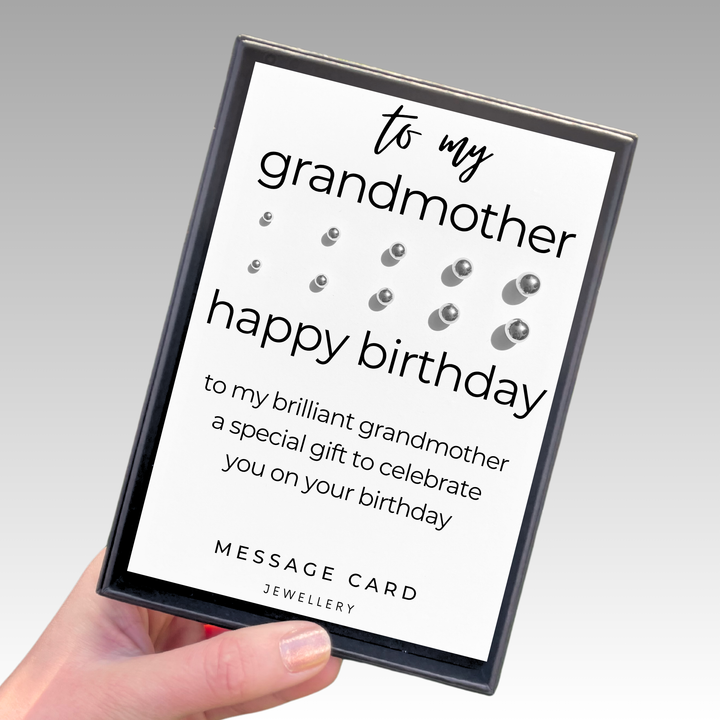 birthday gift for nanny, stainless steel earring set