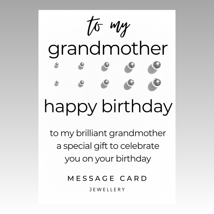 birthday gift for nanny, stainless steel earring set