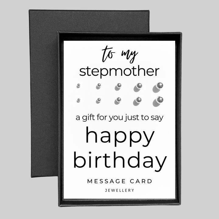 birthday gift for stepmother, earring set for multiple piercings