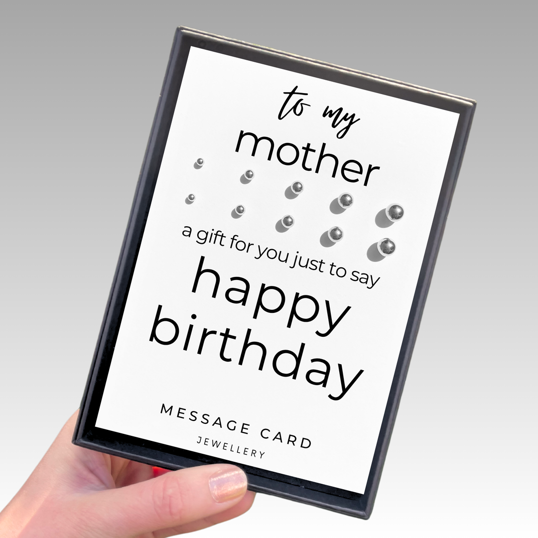 birthday jewellery for mum, multiple piercing earring sets