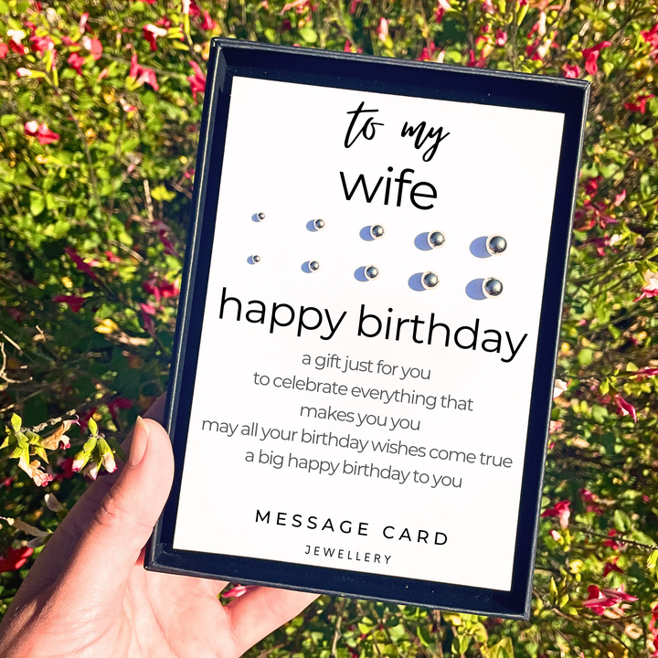 birthday special gift for wife,  earrings studs for women