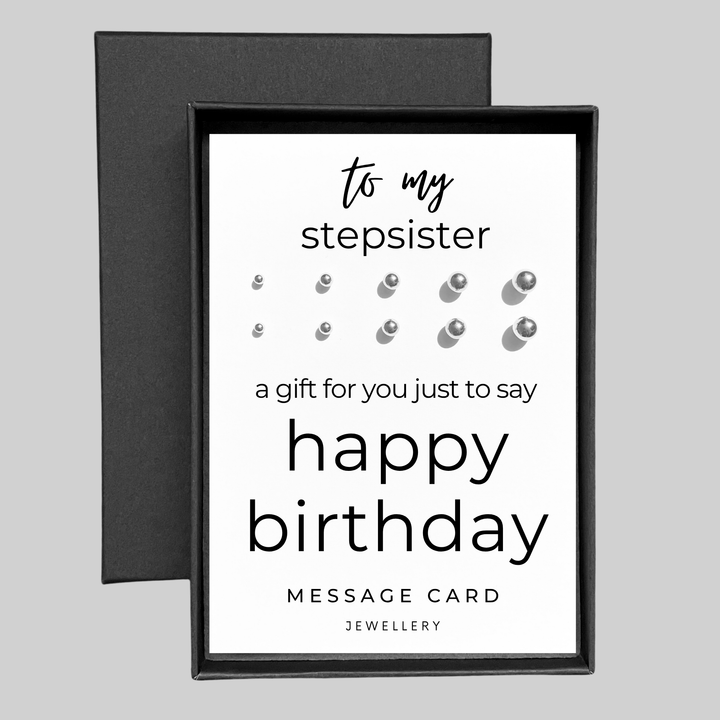 bonus sister gifts, earring sets for multiple piercings silver