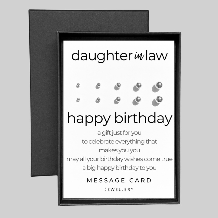 daughter in law jewellery, stainless steel earring set